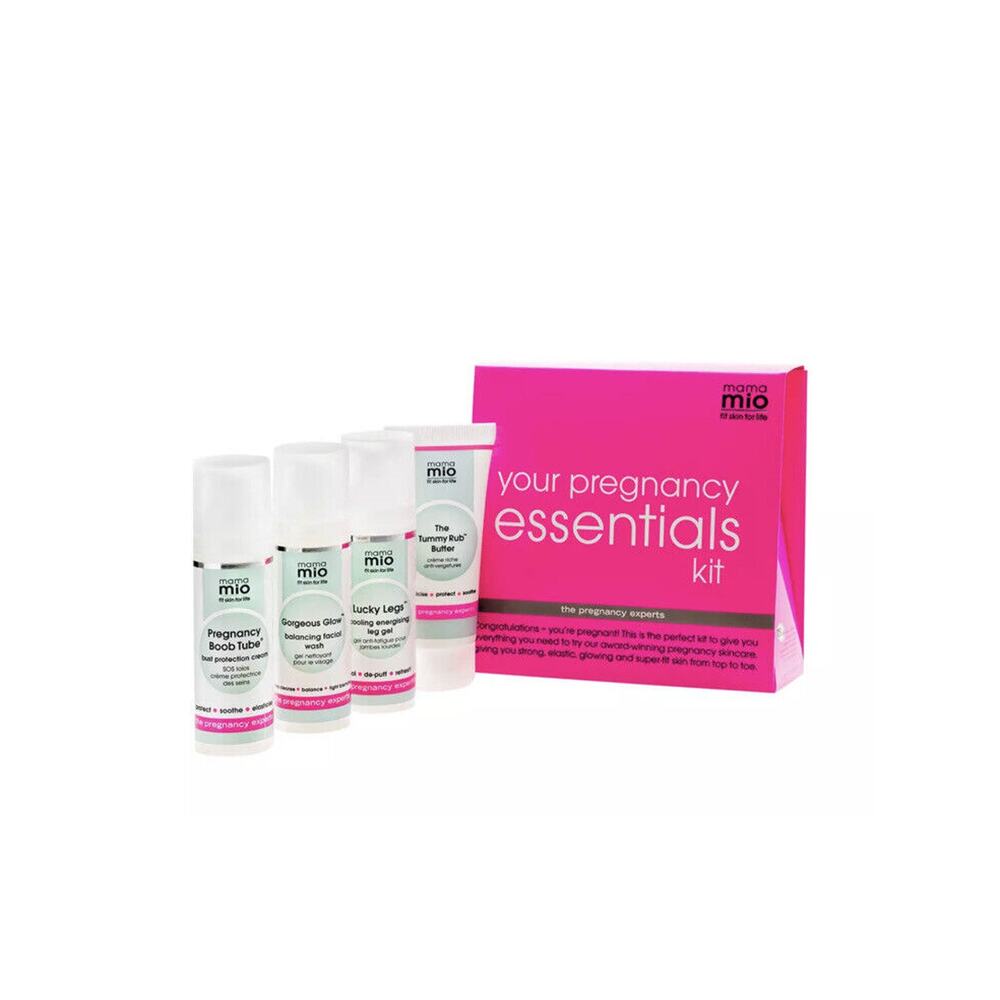 Mama Mio Pregnancy‎ Essentials Kit 4 pc Cream Tummy Legs Boobs Grow
